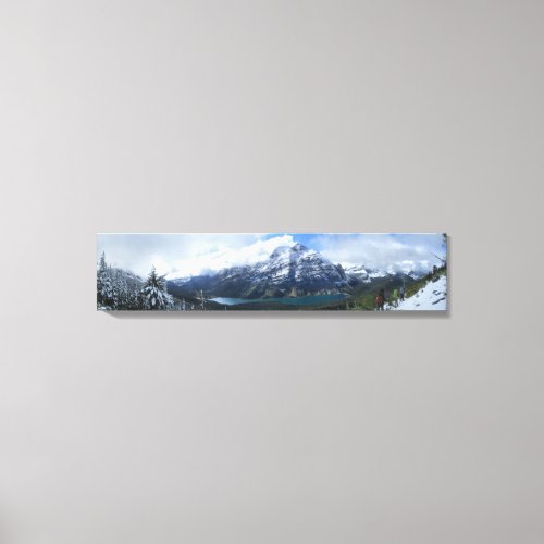 Elizabeth Lake 5 _ Glacier National Park Canvas Print