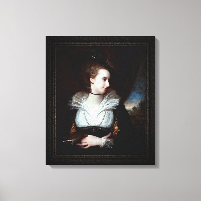 Elizabeth Lamb, Viscountess Melbourne Canvas Print (Front)