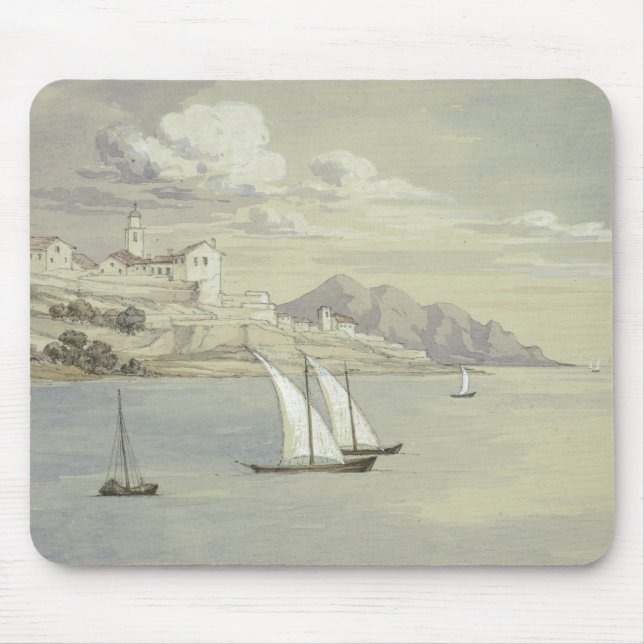 Elizabeth Murray - Portofino from the Sea, Genoa Mouse Pad (Front)