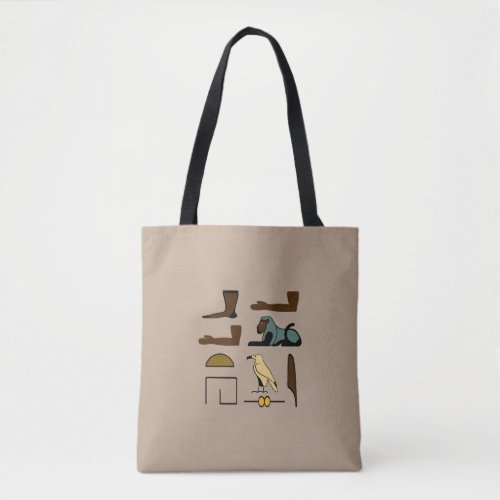 Elizabeth Name in Hieroglyphs symbols of ancient  Tote Bag