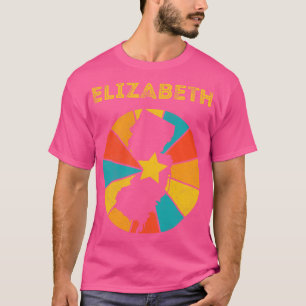 Elizabeth New Jersey Vintage Distressed Souvenir 1 T-Shirt