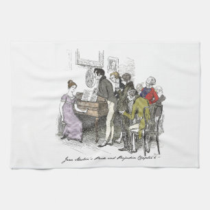 Elizabeth Performs - Jane Austen Pride & Prejudice Towel