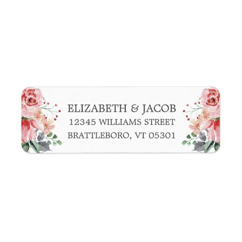 Elizabeth Return Address Wedding Envelope Seal