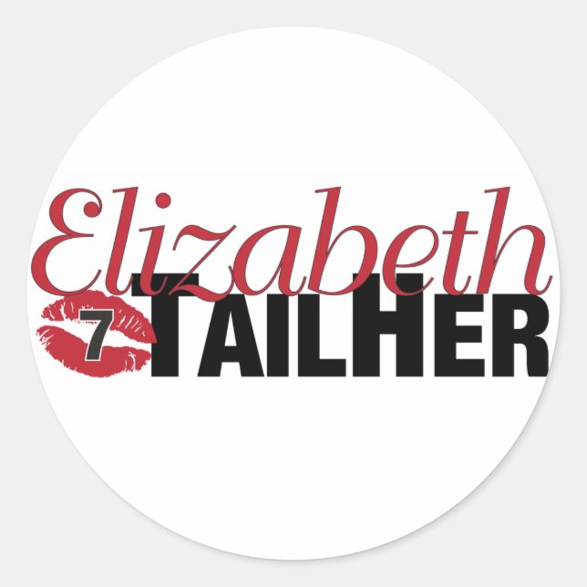 Elizabeth TailHer - Sticker (Front)