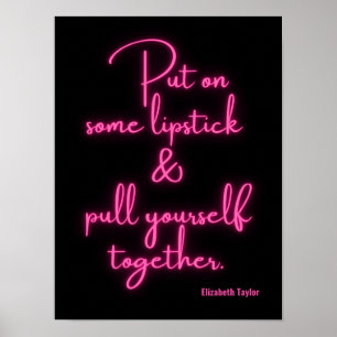 Elizabeth Taylor Inspirational Motivational Quotes Poster