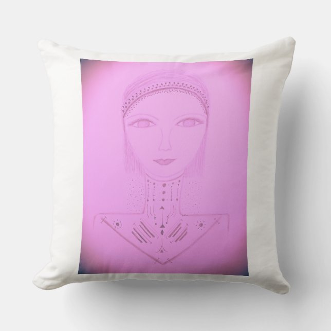 Elizabeth Throw Pillow (Front)