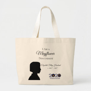 Elizabeth Tilley Howland Mayflower Descendant Tote