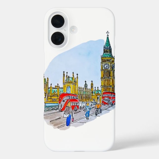 Elizabeth Tower, aka Big Ben Case-Mate iPhone Case (Back)
