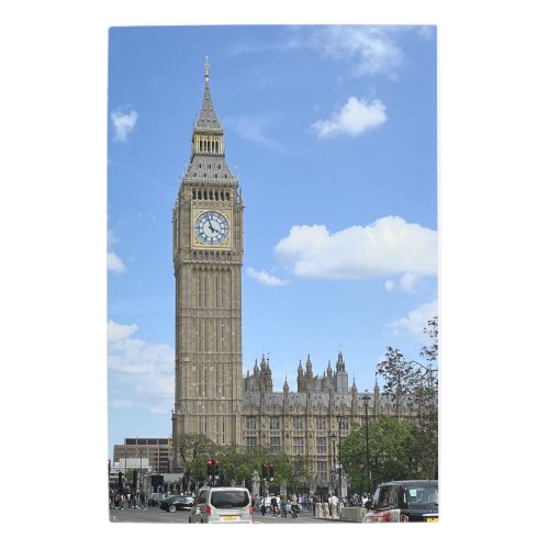 Elizabeth Tower Often called Big Ben in London Metal Print