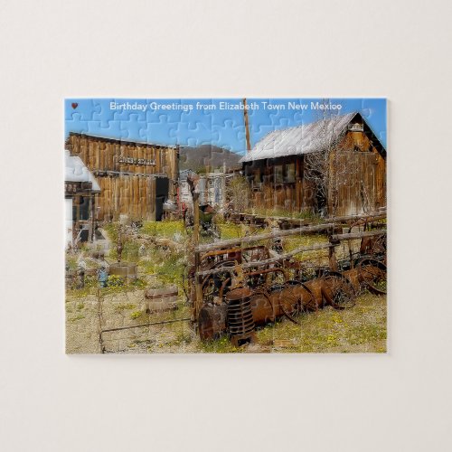 Elizabeth Town New Mexico Jigsaw Puzzle