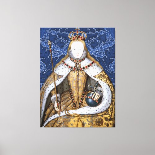 Elizabeth Tudor Queen of England Canvas Print