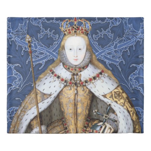 Elizabeth Tudor Queen of England Duvet Cover