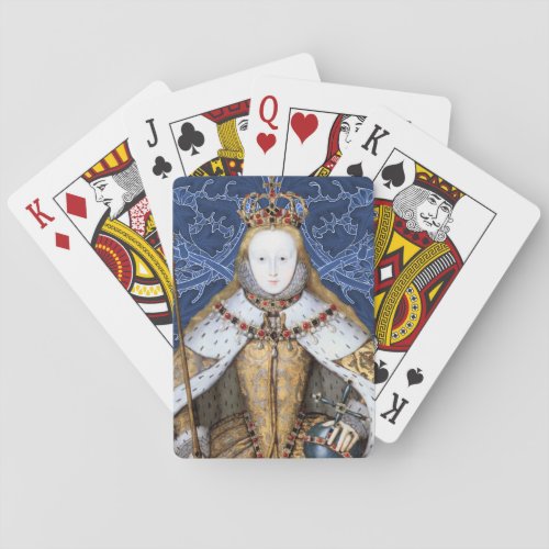 Elizabeth Tudor Queen of England Playing Cards