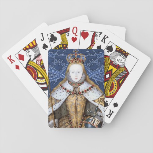 Elizabeth Tudor Queen of England Poker Cards