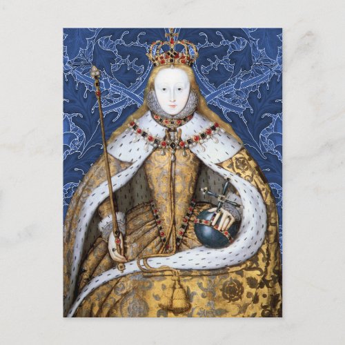 Elizabeth Tudor Queen of England Postcard