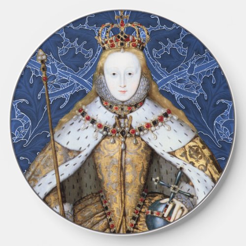 Elizabeth Tudor Queen of England Wireless Charger