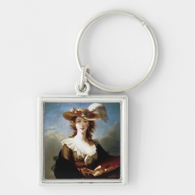 Elizabeth Vigee-Le Brun ~ Self Portrait Keychain (Front)