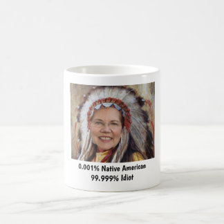 Elizabeth Warren 0.001% Native American Mug