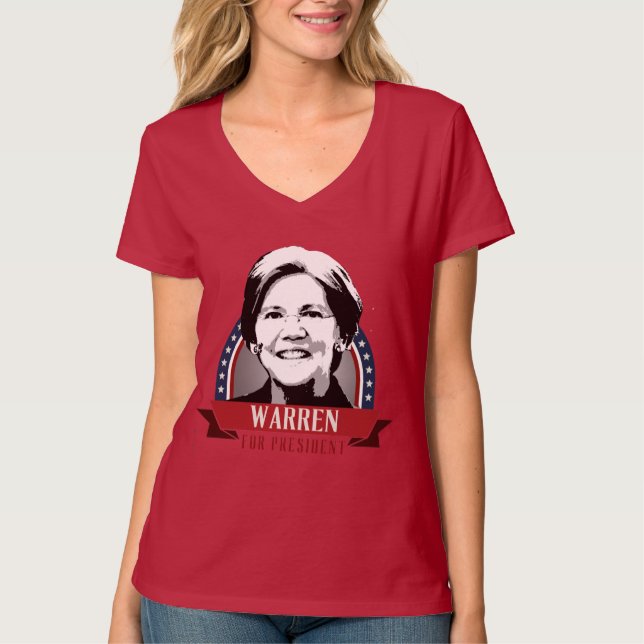 ELIZABETH WARREN 2016 SPANGLE - 2016.png T-Shirt (Front)