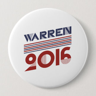 ELIZABETH WARREN 2016 VINTAGE STYLE -.png Pinback Button