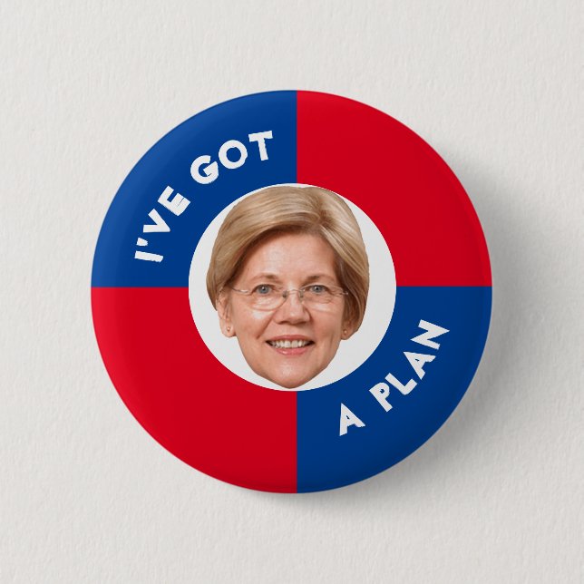 Elizabeth Warren 2020 Button (Front)