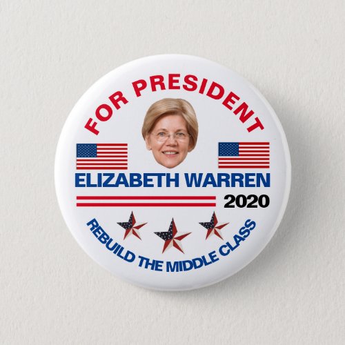 Elizabeth Warren 2020 Button