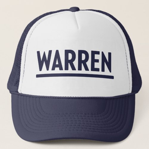 Elizabeth Warren 2020 presidential campaign logo Trucker Hat