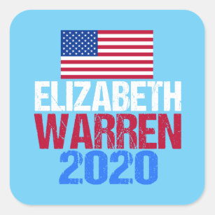 Elizabeth Warren 2020 Square Sticker