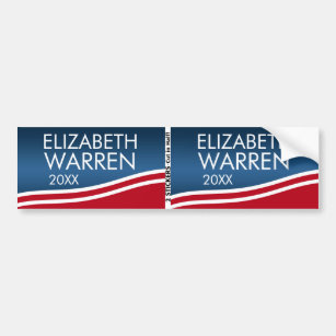 Elizabeth Warren 2024 BOGO Bumper Sticker
