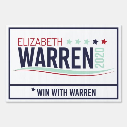 Elizabeth Warren Campaign 2020 Sign