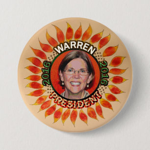 Elizabeth Warren For President 2016 Button