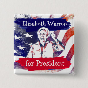 Elizabeth Warren for President 2020 Election Button