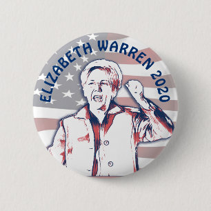 Elizabeth Warren for President 2020 Election Button