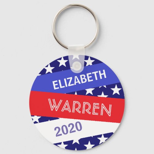 Elizabeth Warren for President 2020 Keychain