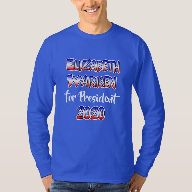Elizabeth Warren for President 2020 T-Shirt (Front)