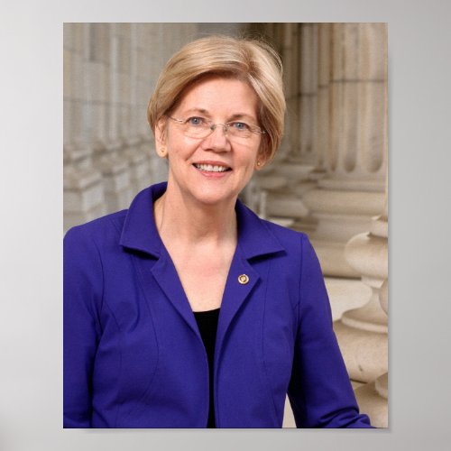Elizabeth Warren Official Portrait Poster
