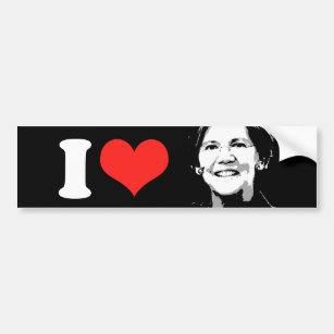 Elizabeth Warren --.png Bumper Sticker