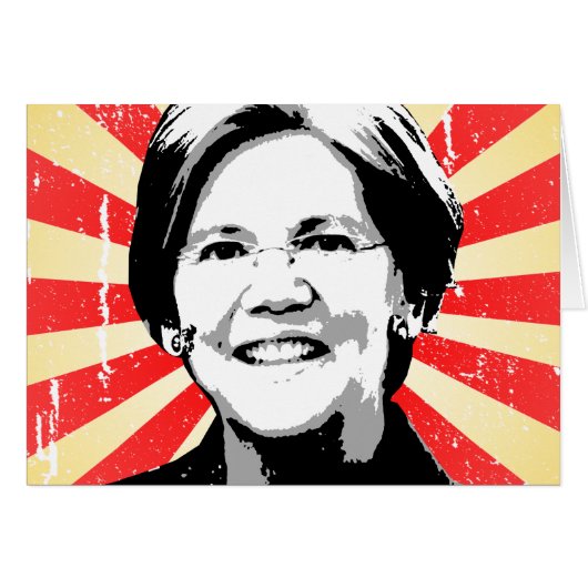 Elizabeth Warren Portrait Cards (Front Horizontal)