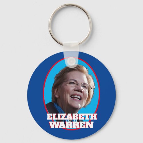 Elizabeth Warren Portrait Keychain