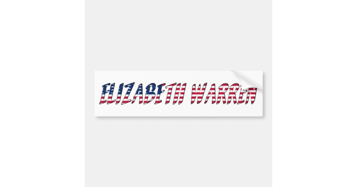 Elizabeth Warren Presidential Candidate 2020 Bumper Sticker Zazzle