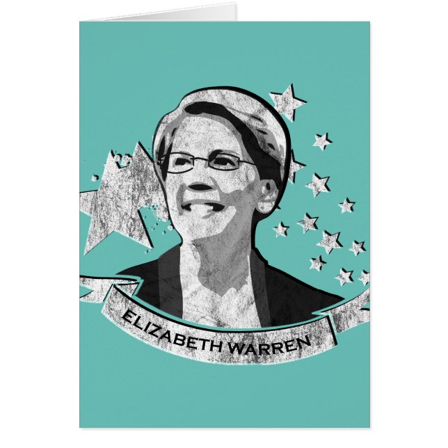 Elizabeth Warren Star Banner Cards (Front)