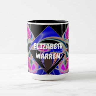 ELIZABETH WARREN Two-Tone COFFEE MUG