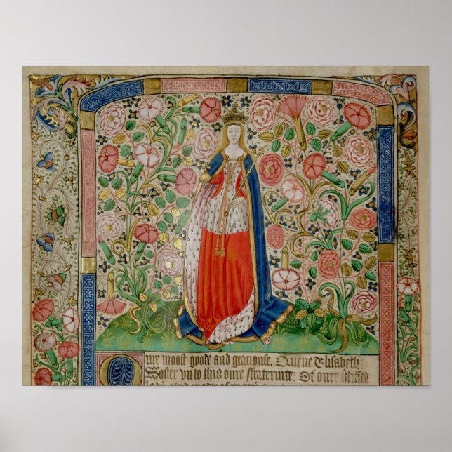 Elizabeth Woodville  Queen Consort of King Poster (Front)