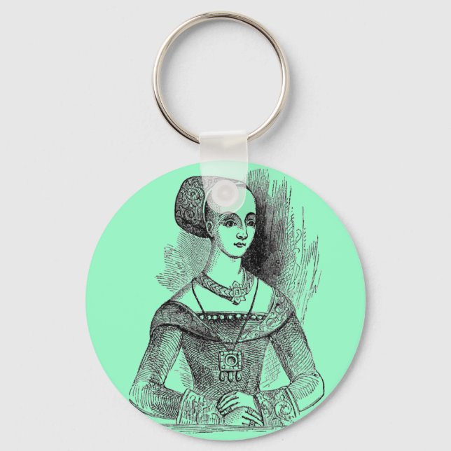 Elizabethan Clothing Keychain (Front)