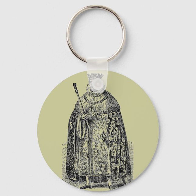 Elizabethan Fashion Keychain (Front)