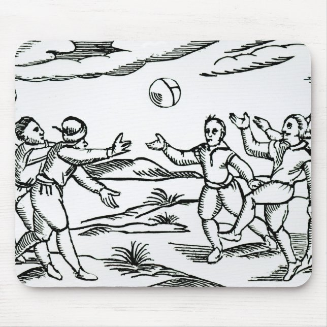 Elizabethan Football Mouse Pad (Front)