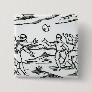 Elizabethan Football Pinback Button
