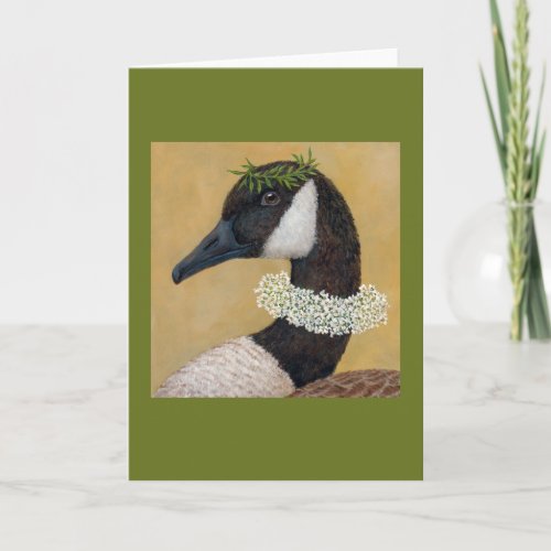 Elizabethan Goose card