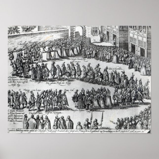 Elizabethan Procession Poster (Front)