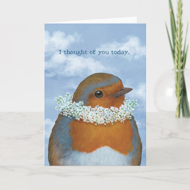Elizabethan robin card (Front)